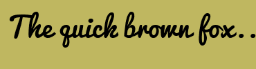 Image with Font Color 000000 and Background Color BFB760